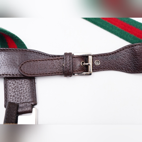 ❌️❌️SOLD ❌️❌️AI22❤️Gucci GG Canvas Horsebit Sherry line Crossbody Bag - Picture 13 of 15